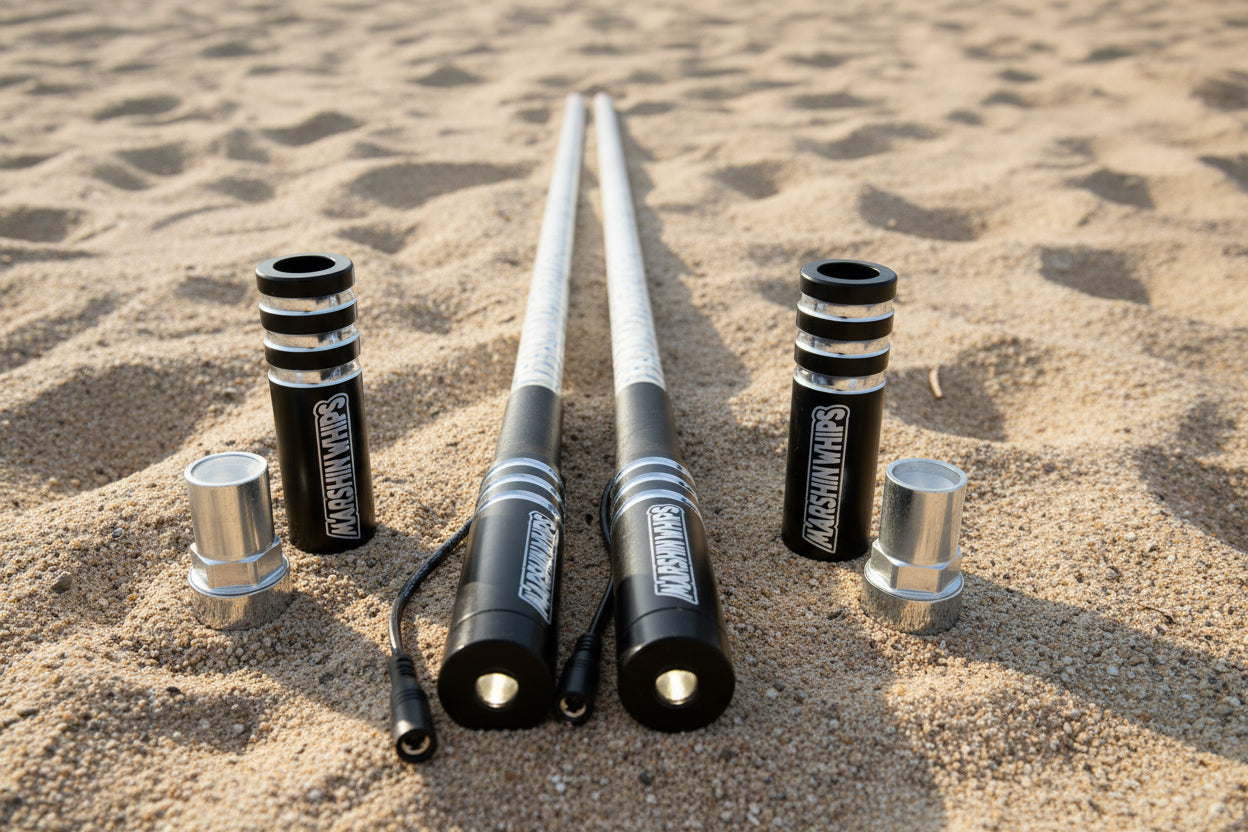 Game Changer Black LED Whip Set | Strong Rod & Versatile | Marshin