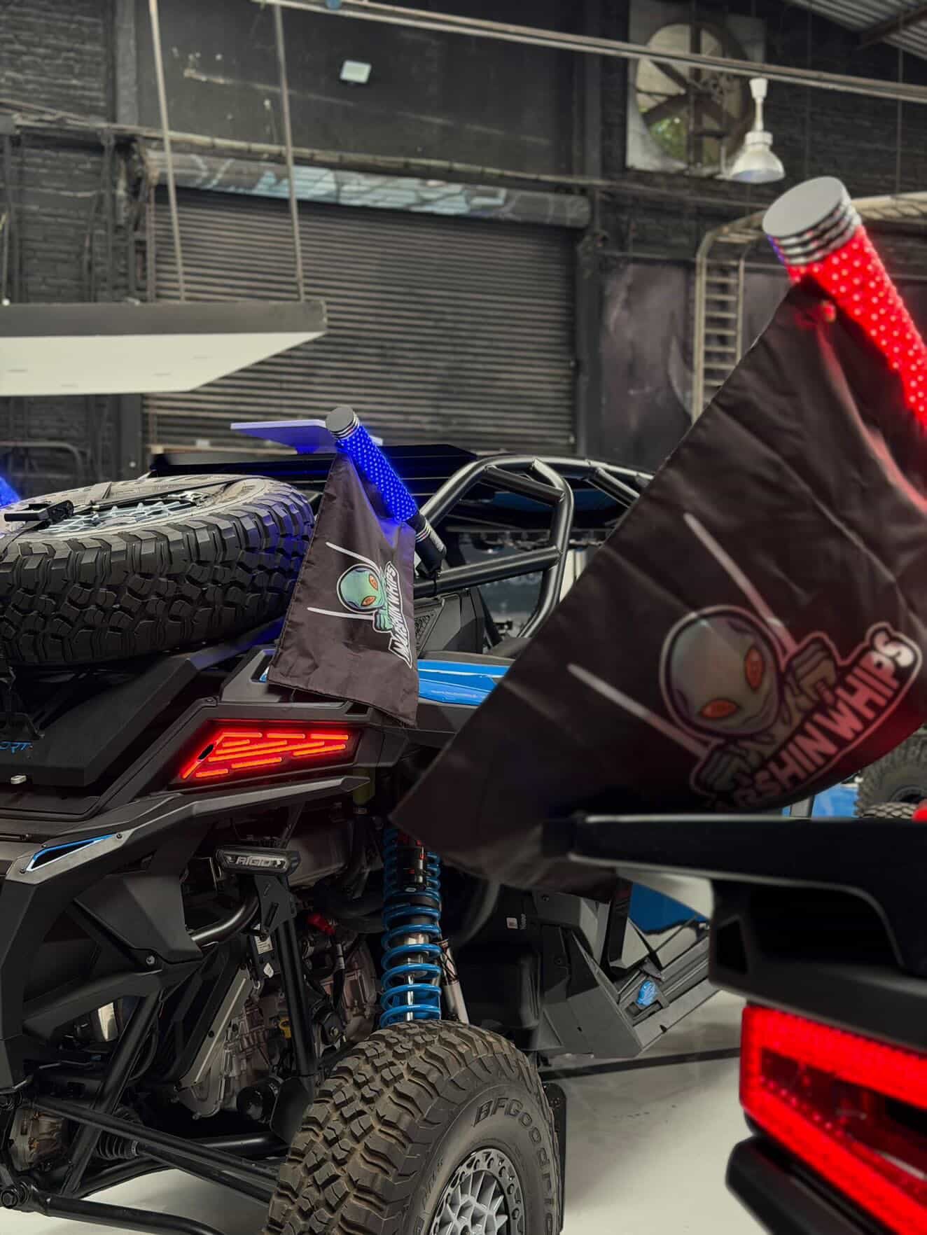 Big Moe 2.0 LED Fat Whip – RGB Magnetic Mount | Marshin Whips