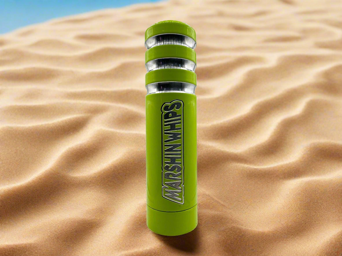 Single Marshin Whip Save Sage Green on sandy surface