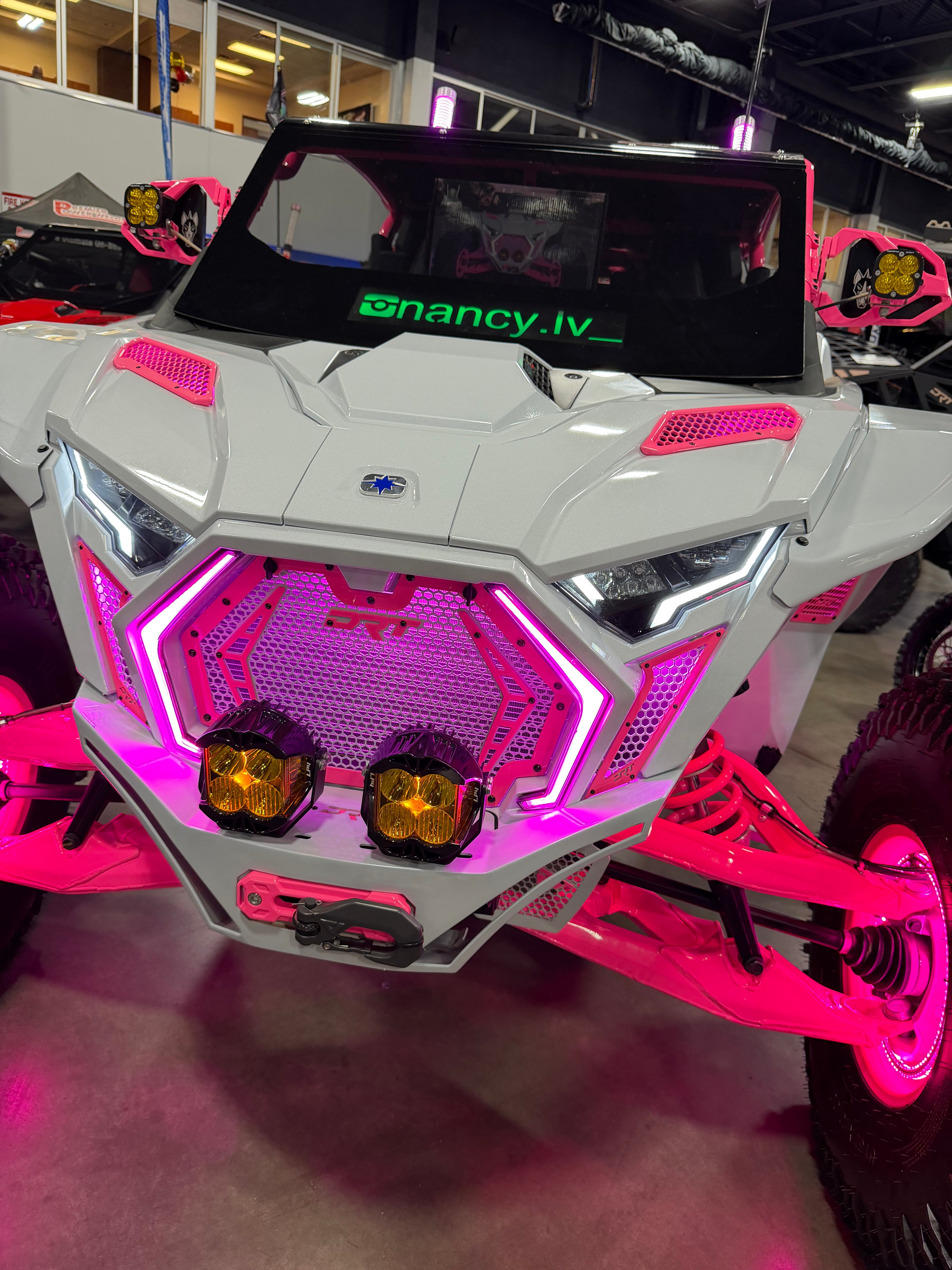 Polaris RZR Pro Series RGBW LED Chasing Fang Lights | App Control & Tu