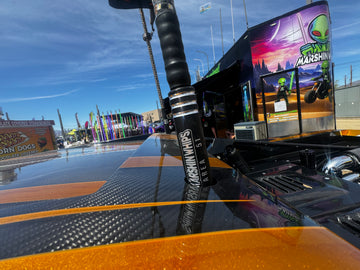 Marshin Whips Area 51 LED Whips: Carbon Fiber & Hidden Cables