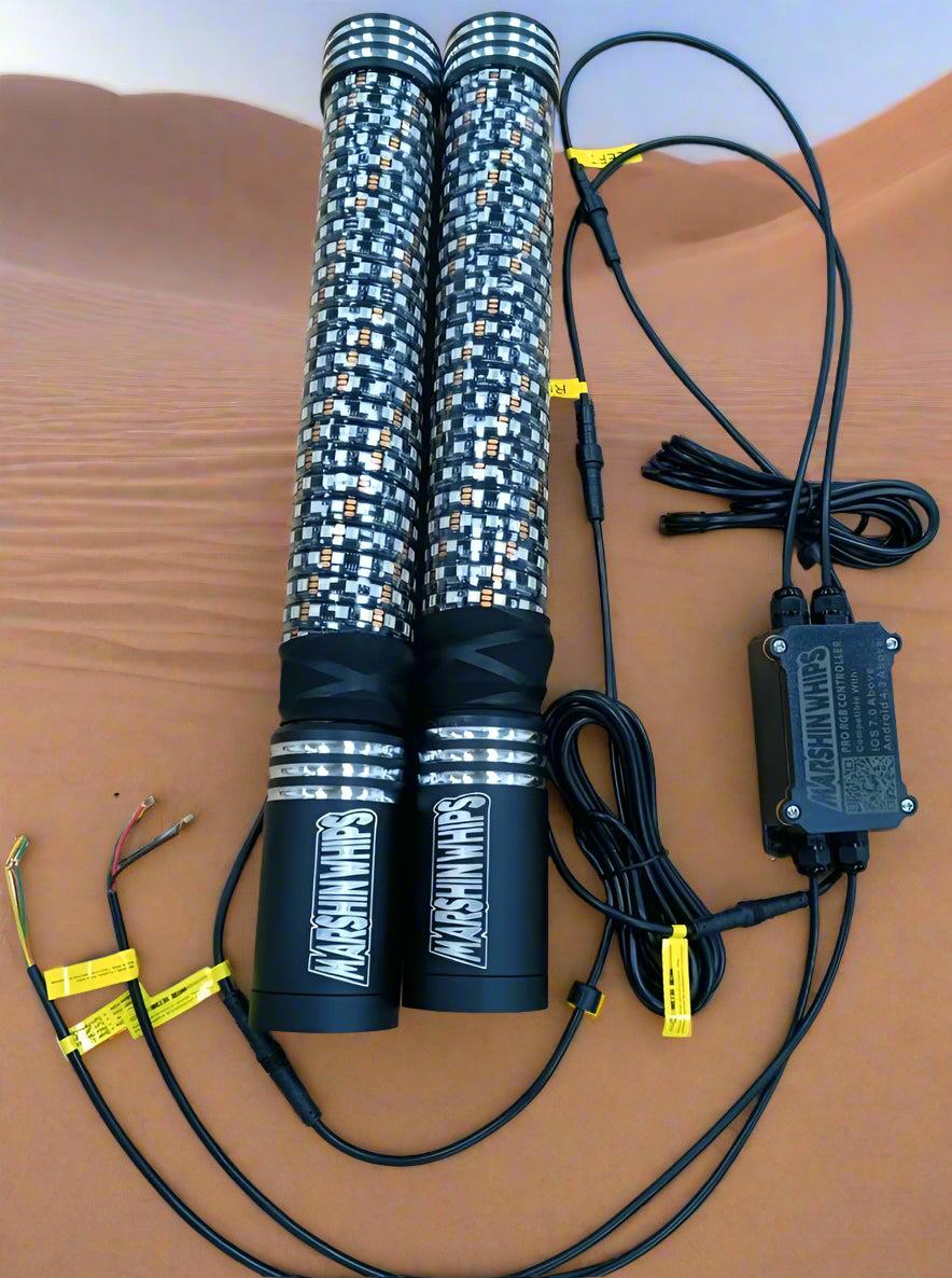 LED lighted whips Big Moe 2.0