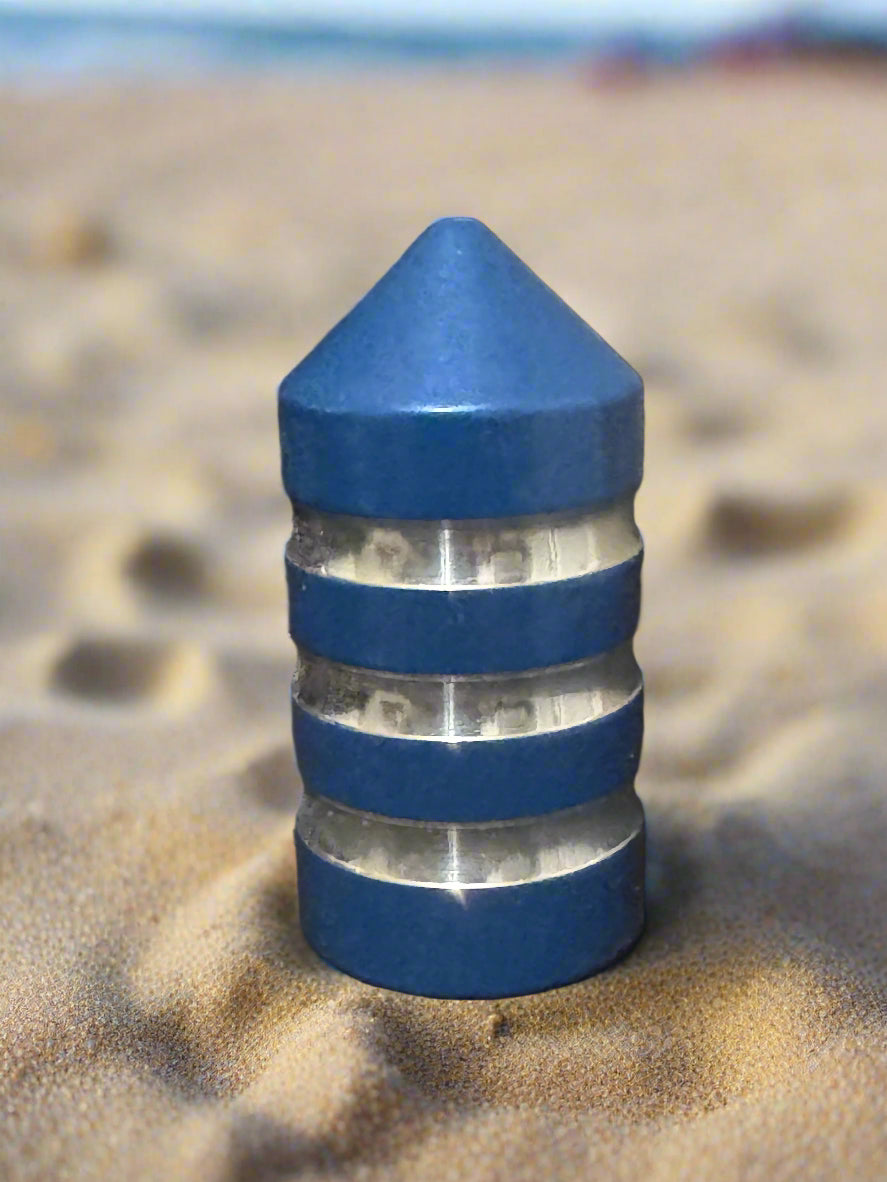 Black LED Whip Base Cap