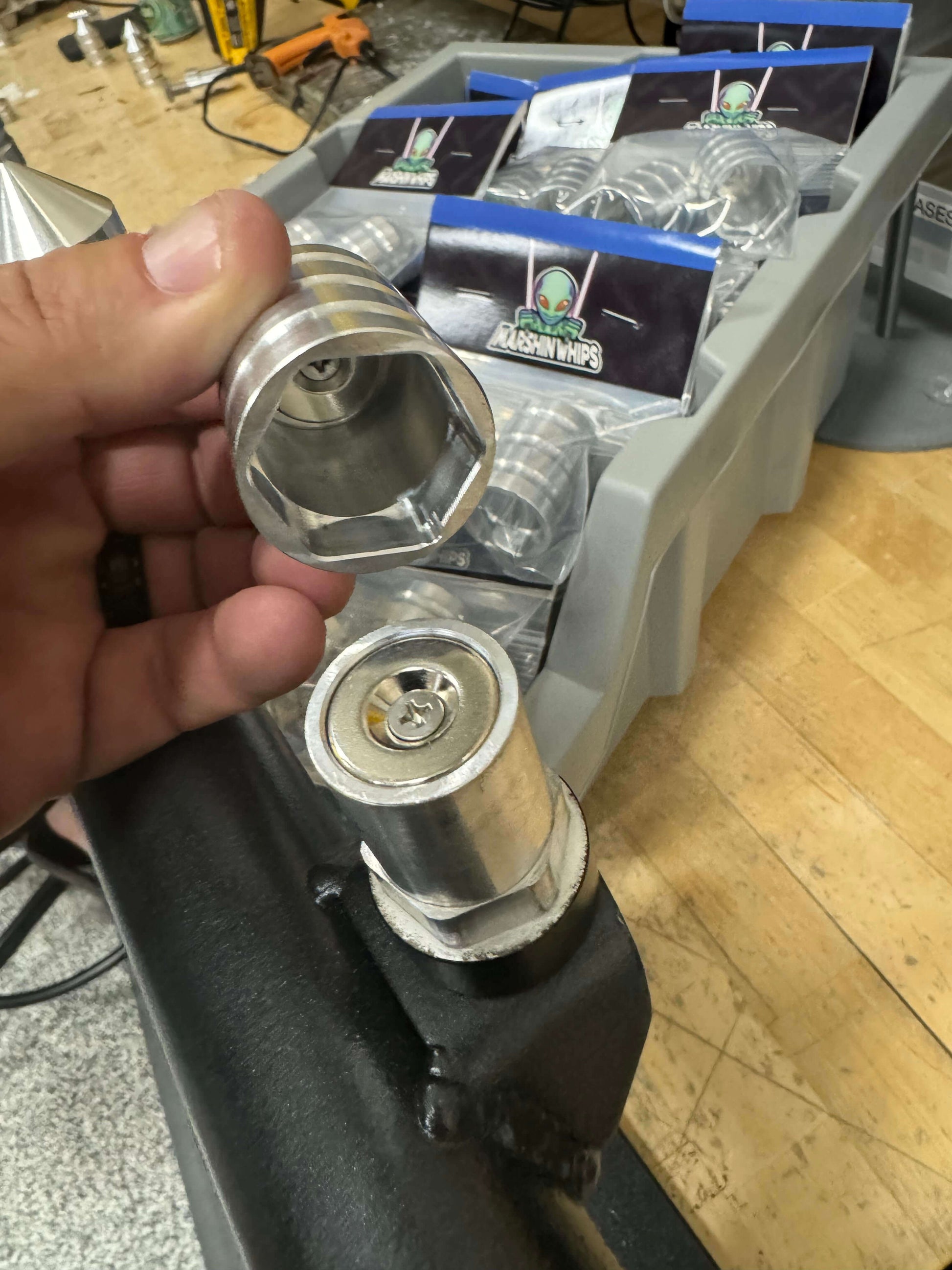 Chrome Base Cap