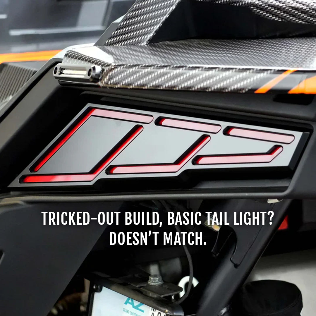 Billet LED Tail Light  PRO R,TURBO R, PRO XP