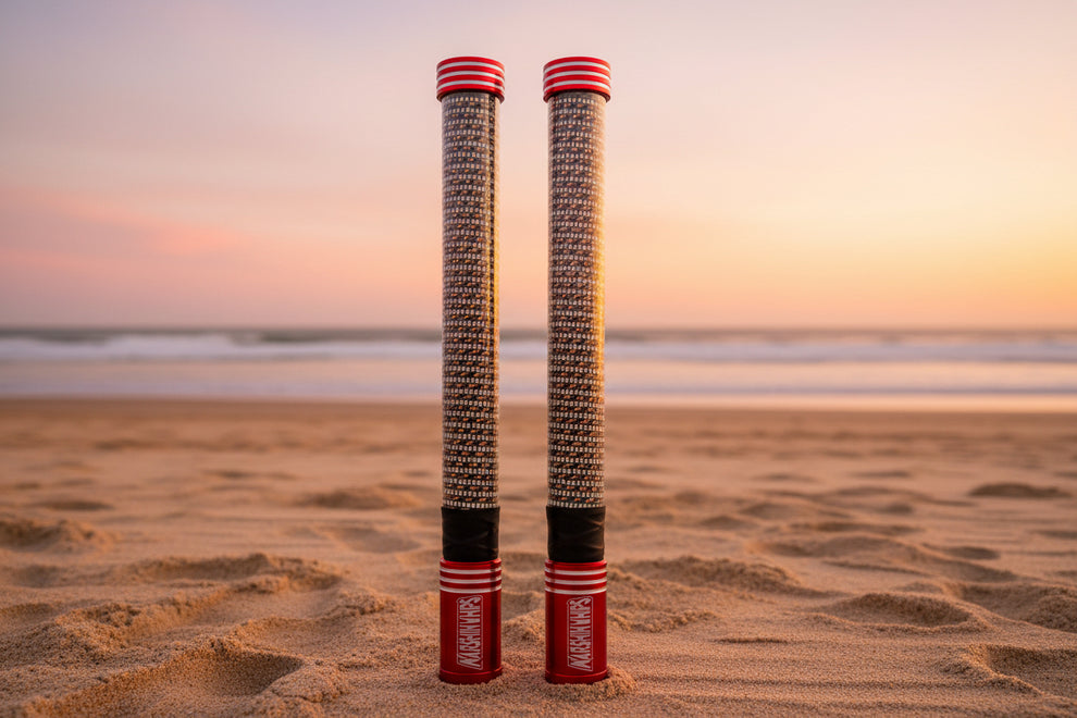 Mini Moe Red Edition LED Whips | Compact High-Output Safety Whips | Pa