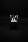 Marshin Whips Illuminated Rocker Dash Switch. Universal LED Controlled on/off laser etched.