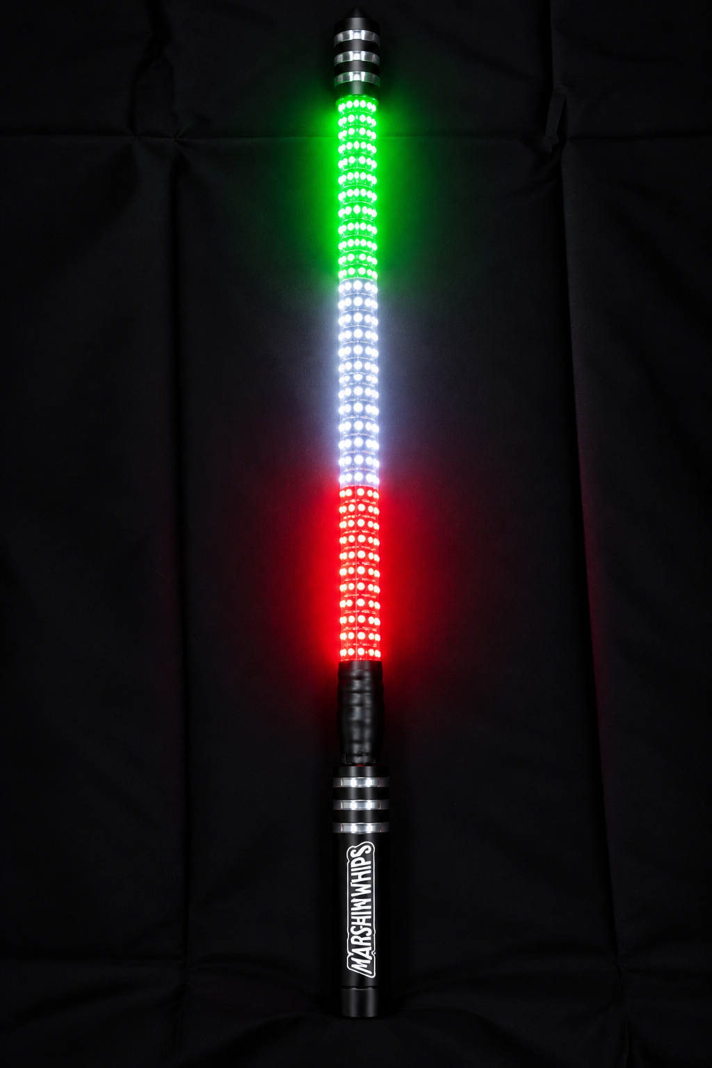Marshin Whips Red White and Green LED 