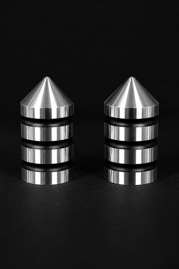 Marshin Whips LED Chrome Dust Caps