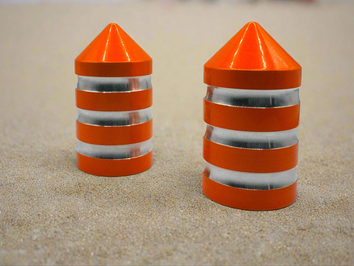 Orange LED Whip Base Cap