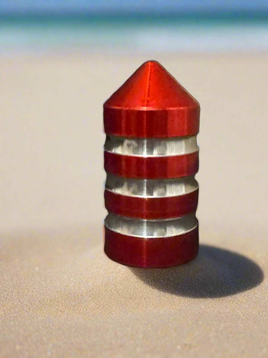 Single Red LED Whip Base Cap