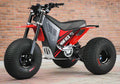 Red and black mini bike