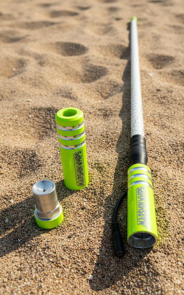 Single Marshin Whip Save Sage Green on sandy surface