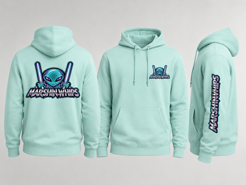 Marshin Whips Neon Encounter Mint Hoodie