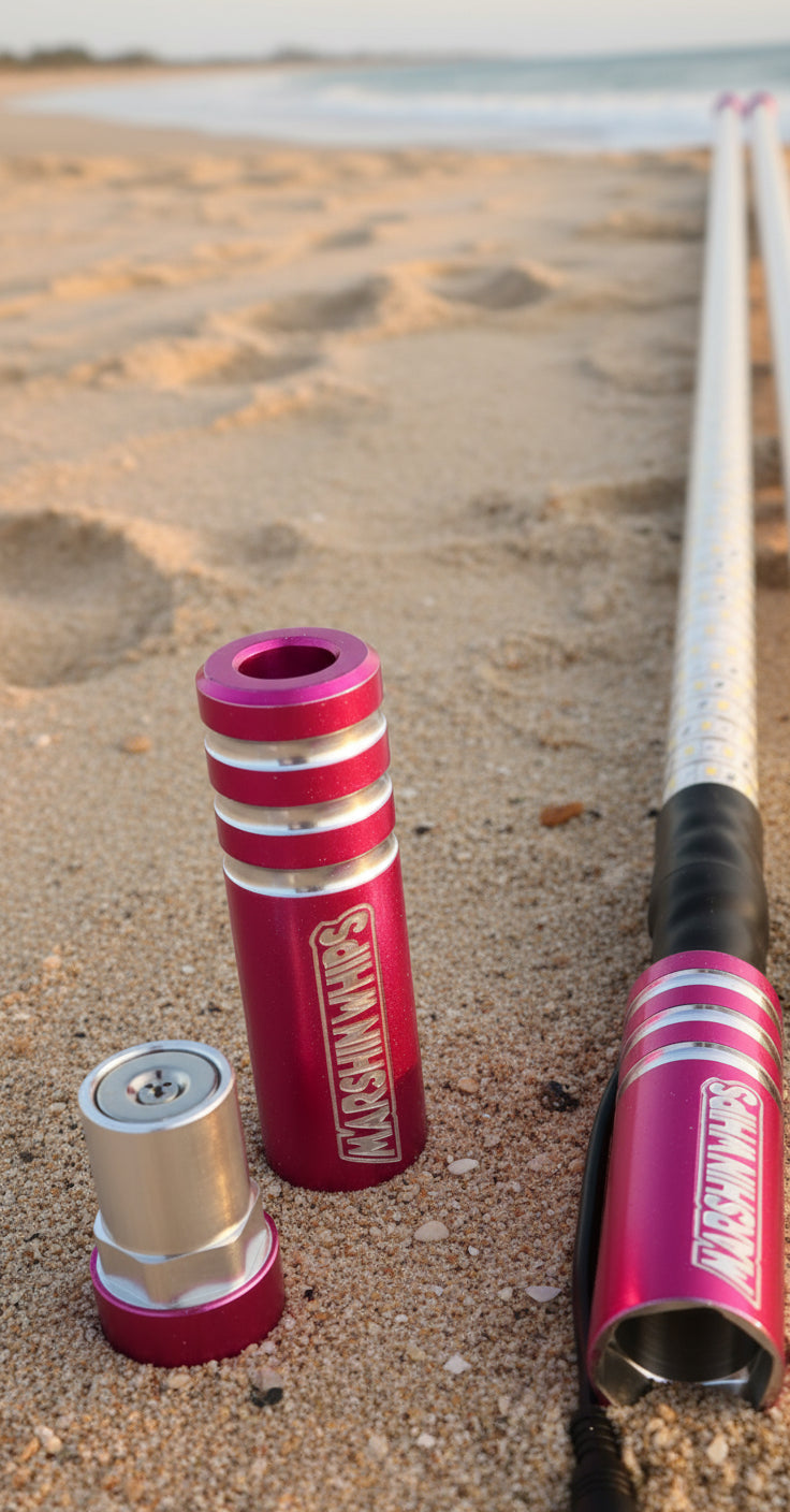 Single Game Changer Marshin Whip on a sandy beach