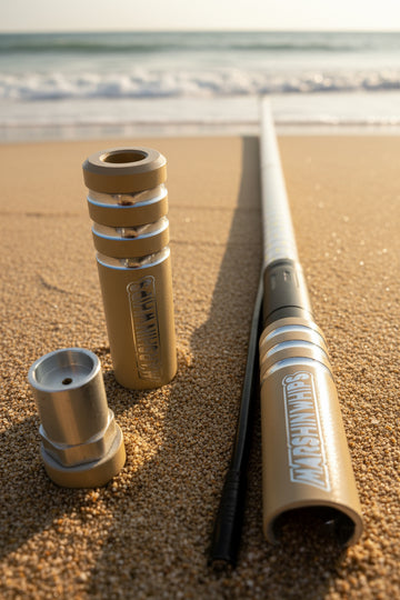 Single Tan Game Changer LED Whip