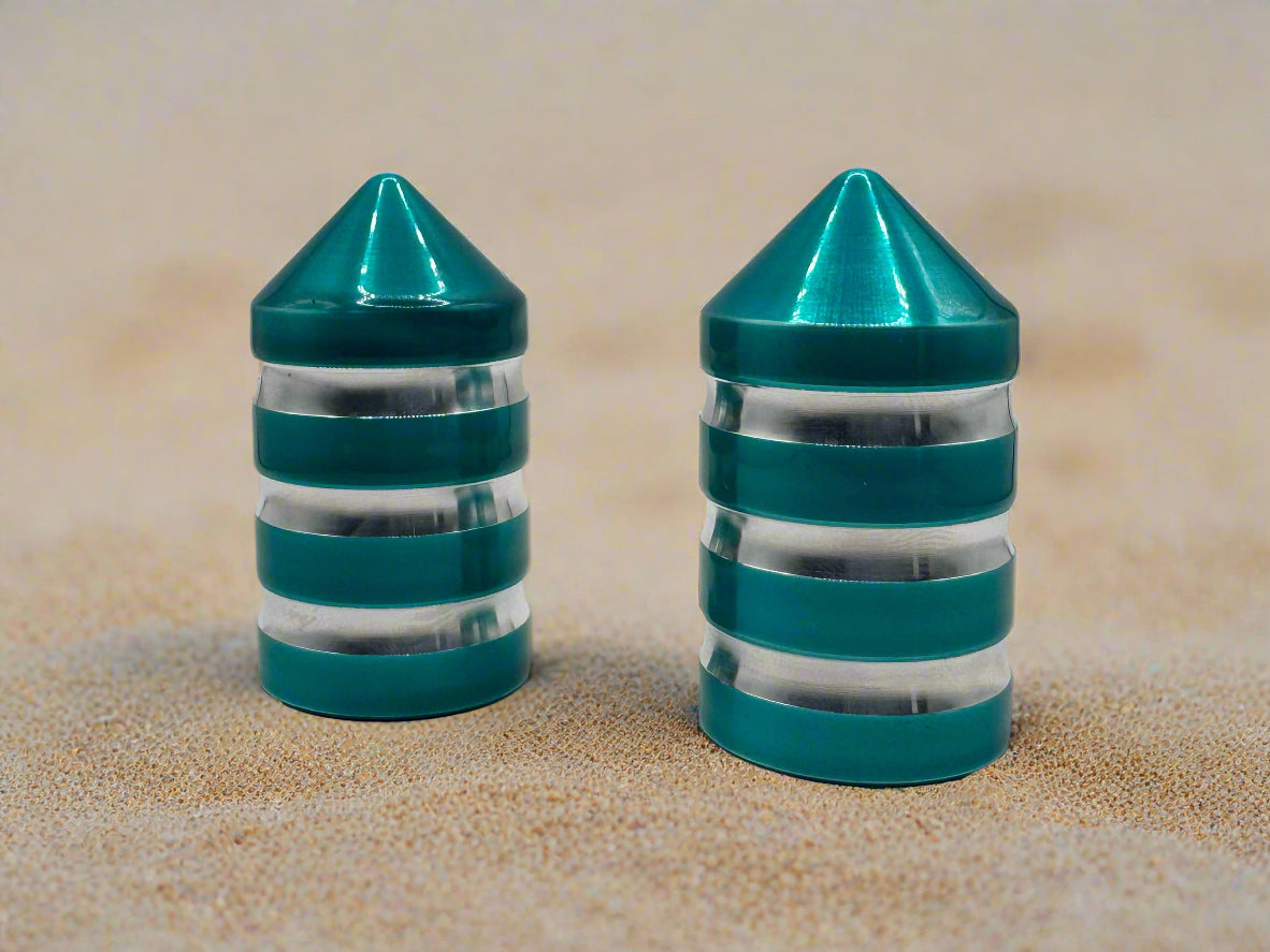 Teal LED Whip Base Cap