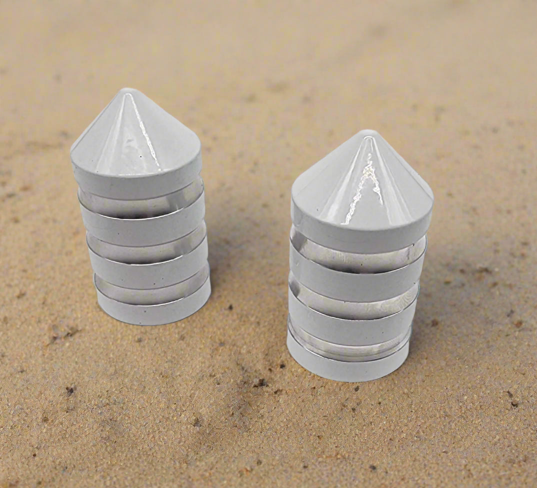 White LED Whip Base Cap