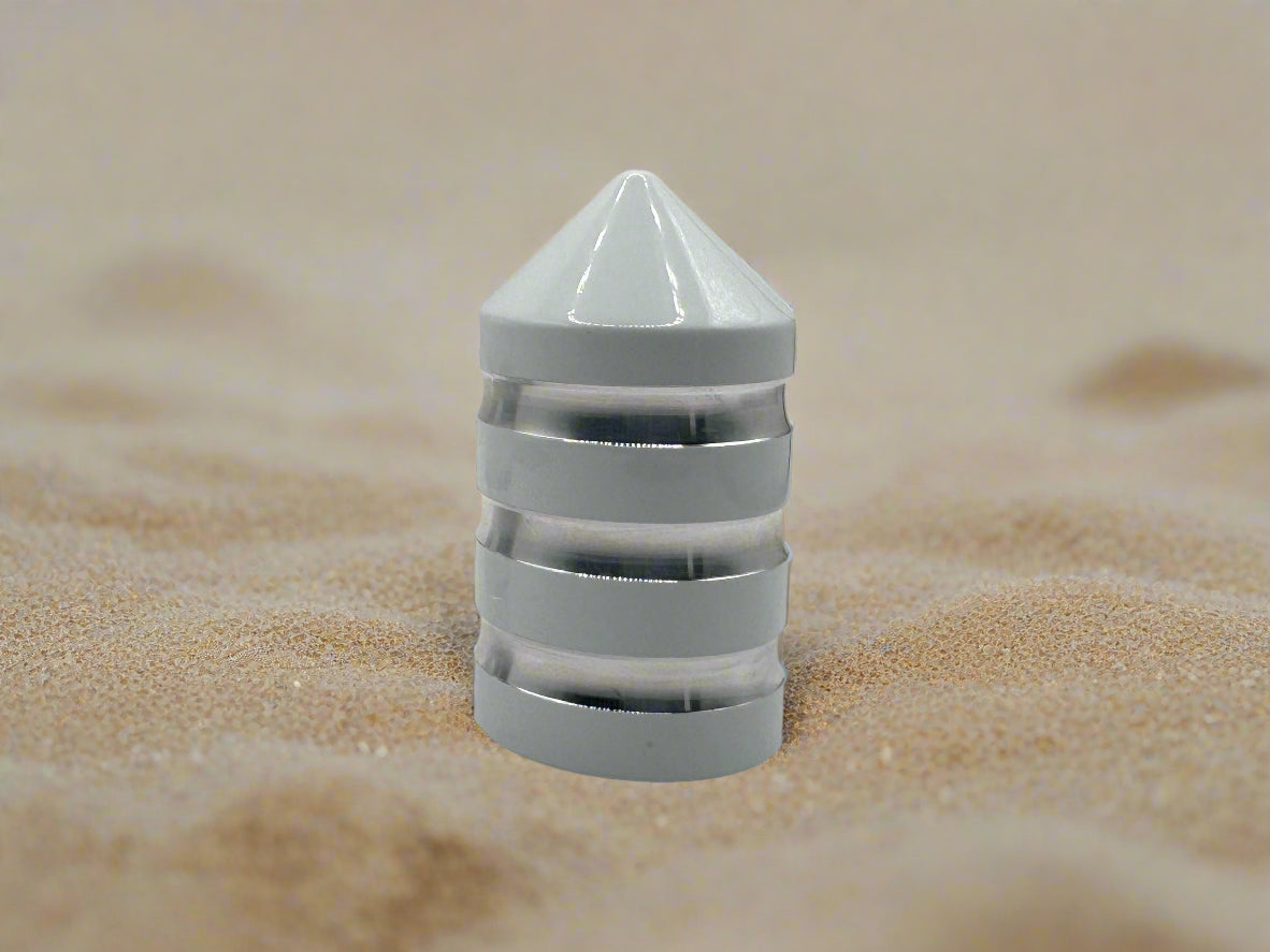White LED Whip Base Cap