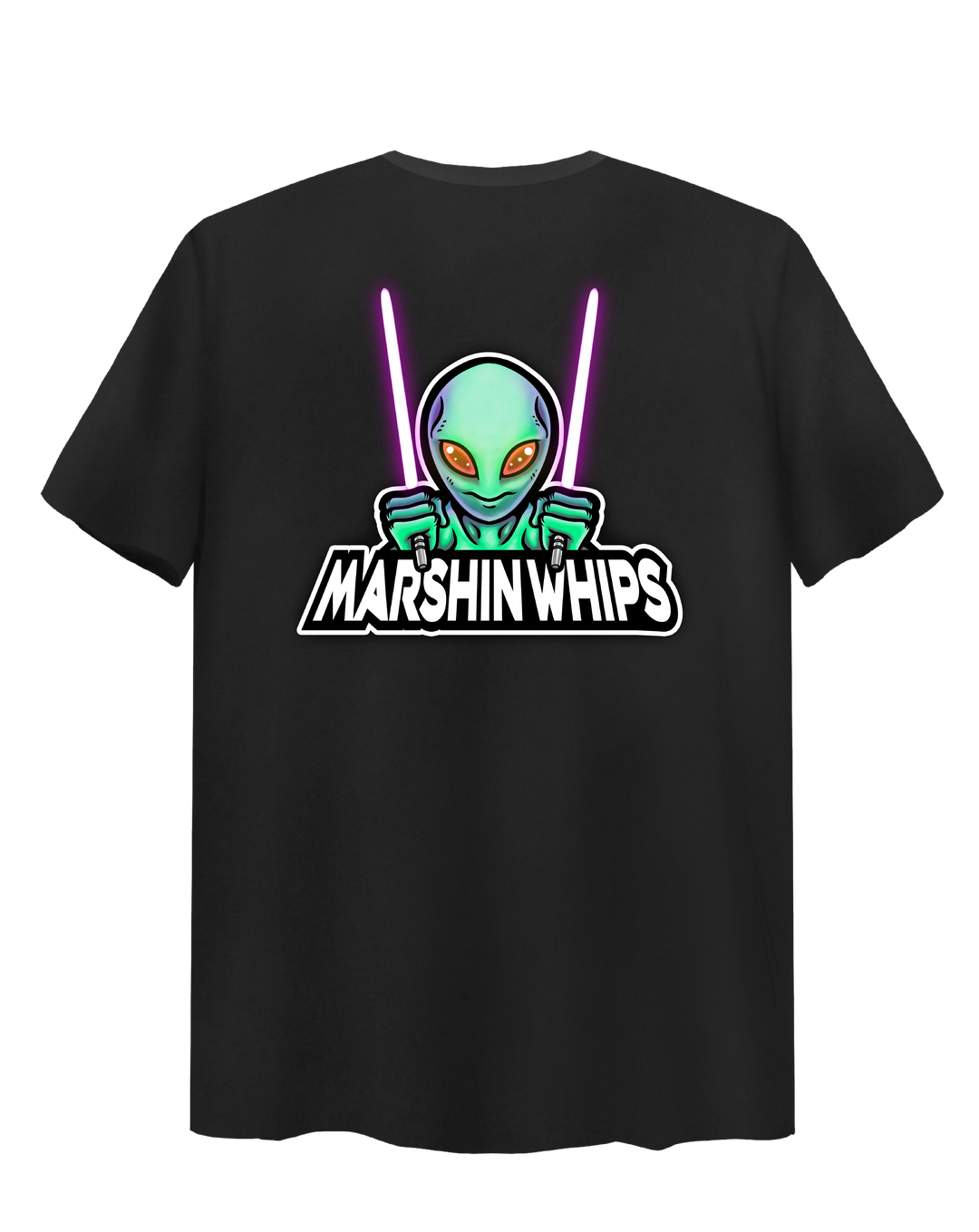 Short Sleeve Black Marshin Whips Shirt