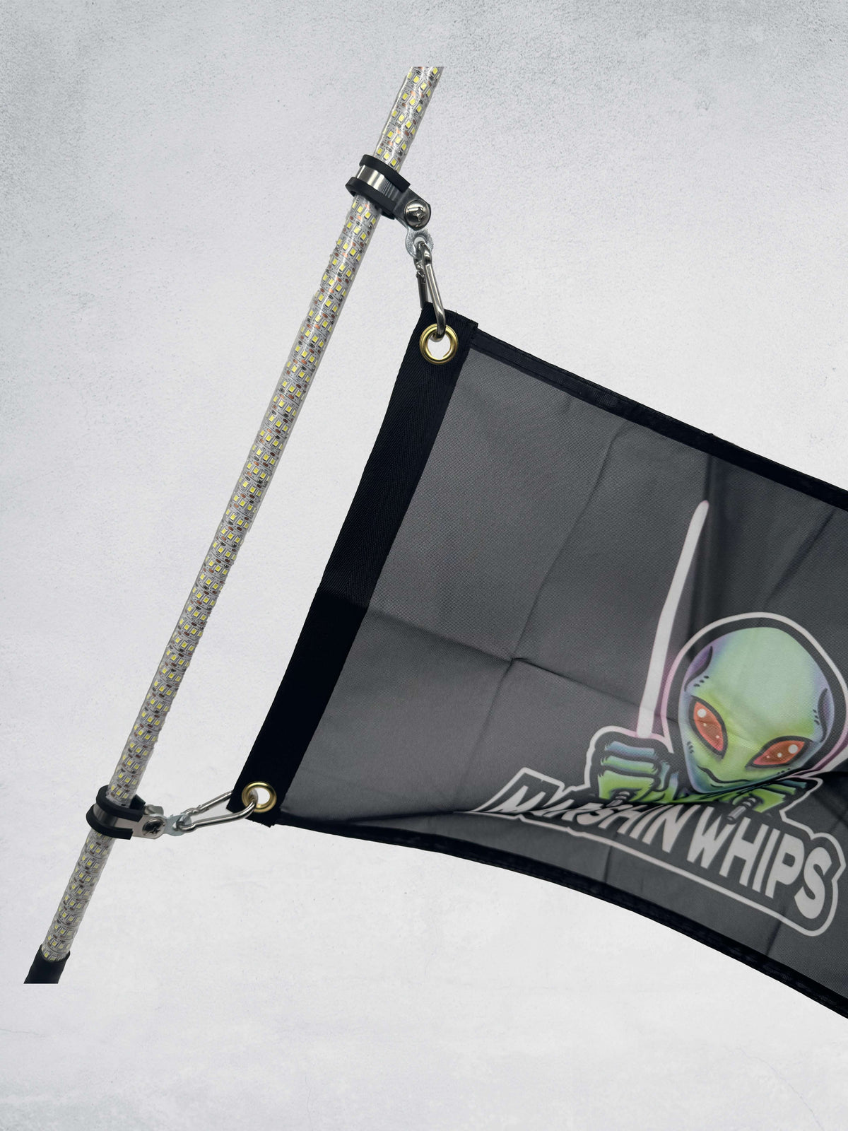 Buraku Flag Clips with Carabiner Flag Pole Clips Mount for Buraku Flag Clips with Carabiner Flag Pole Clips Mount for