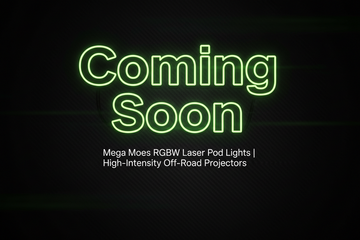 Mega Moes RGBW Laser Pod Lights | High-Intensity Off-Road Projectors