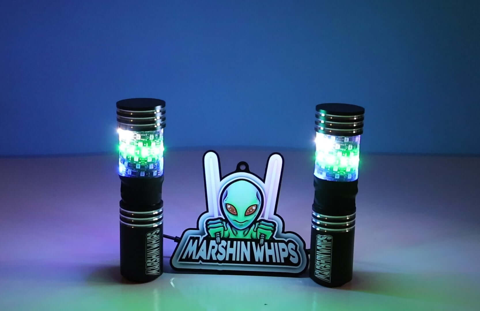 Marshin Whips Big Moe 2811 RGB LED Fat Whips Magnetic Mount